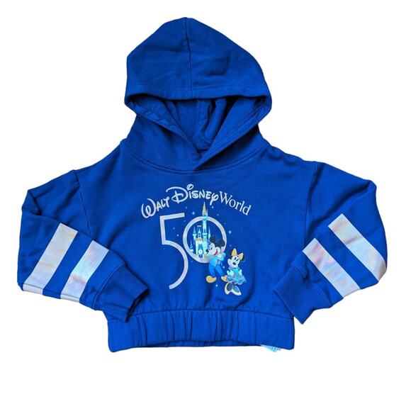 Mickey & Minnie Mouse Pullover Hoodie for Kids- Walt Disney World 50th Anniv. - Picture 2 of 4